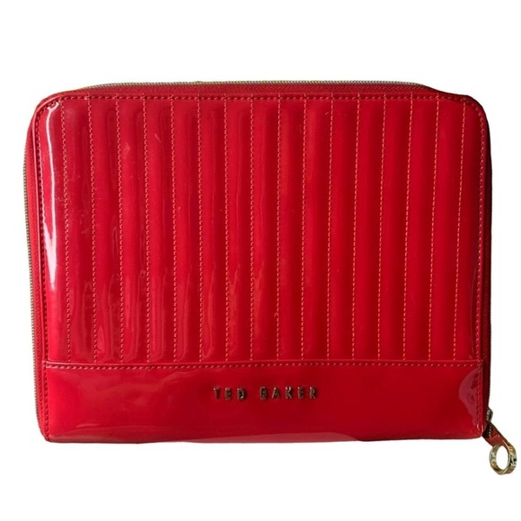Ted Baker IPad Zippered Cover with beautiful Floral Interior ! - Picture 1 of 9